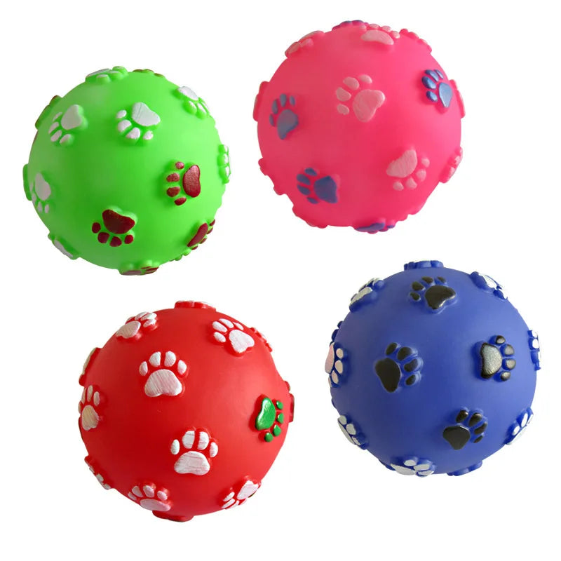 1 Brinquedo para PET de 6cm bola, para cães pequenos e médios em borracha atóxica de mastigar brinquedo para Pet.