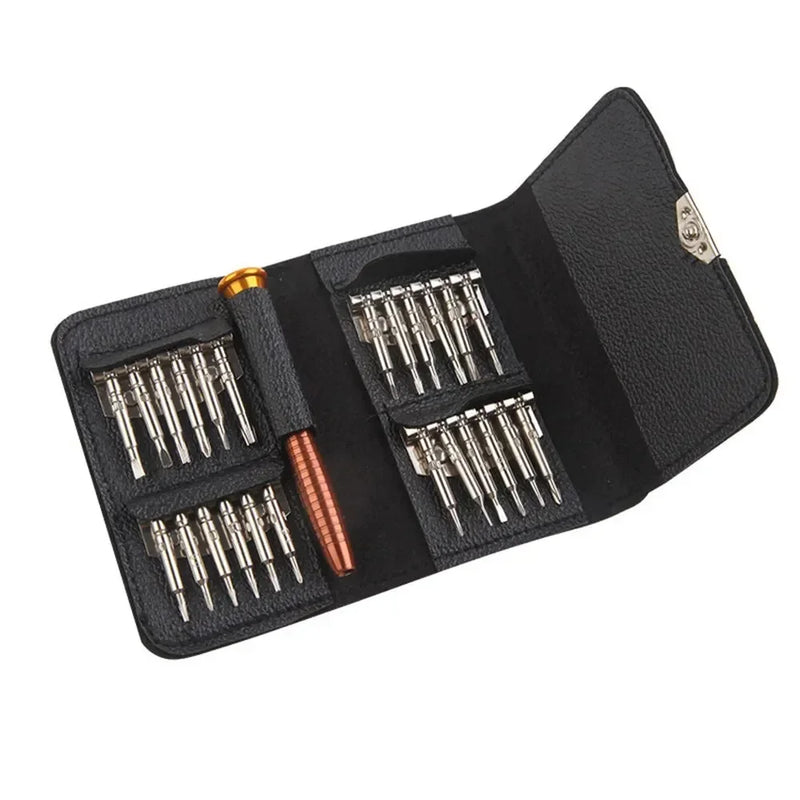 Conjunto Mini Chave de Fenda de Precisão, Torx Eletrônico, Kit de Ferramentas de Reparação para iPhone e celulares, Câmera, Relógio, Tablet, PC, 25 em 1