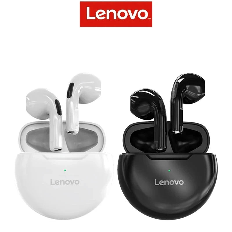 Fone de Ouvido Lenovo-HT38 TWS Bluetooth 5.0 Redução de Ruído, Sem Fio, Hi Fi Headphones, Controle De Toque, Esporte, TV, Cozinha, Quarto