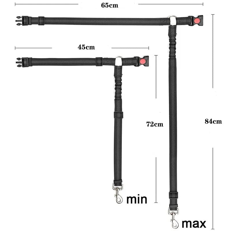 Cinto de segurança para Pet de estimação, cinto de segurança do carro para filhote, adulto em viagem de carro - Segurança.