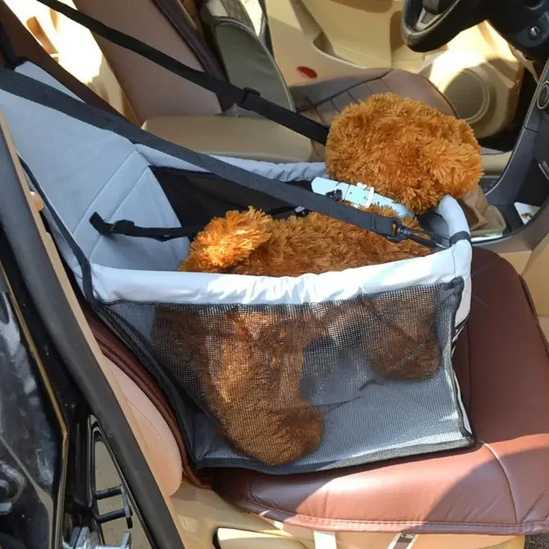 Assento de Segurança do carro com bolsos de armazenamento, cão pequeno a médio.