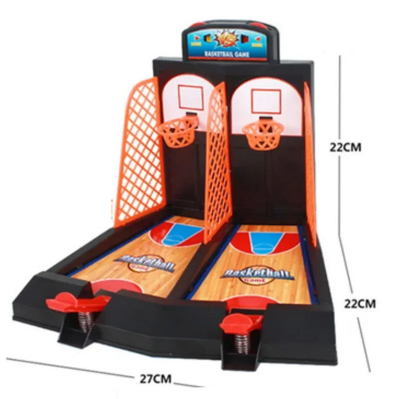 Brinquedos de Ejeção para Tiro de Mesa Infantil, Jogo para Dois Jogadores, Dedo, Basquete, Menino e Menina